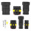 15 Sets Automotive Waterproof Connector 1.5 Series Terminals Socket 4