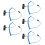 5Pcs Anti-Static Wrist Strap 2-Circuit 2