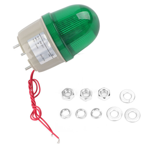 (Vert) BERM Warnleuchte BEM-2071 LED drehend blinkend 220V AC 1