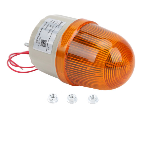 (Orange) BERM Warnleuchte BEM-2071 LED drehend blinkend 220V AC 2