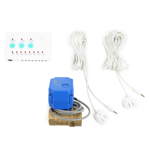 (US Plug) Wasserdurchlauferkennung mit DN25-Absperrventil US-Stecker 1