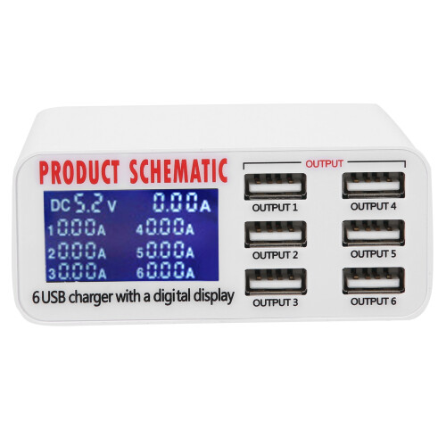 USB-Ladegerät 40W Smart Netzteil 100-240V 1