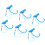 10Pcs PU Anti Static Wrist Strap Elastic Adjustable ESD Supplies 3