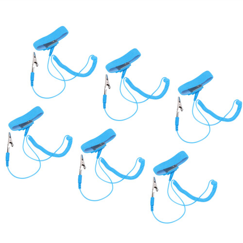 10Pcs PU Anti Static Wrist Strap Elastic Adjustable ESD Supplies 2