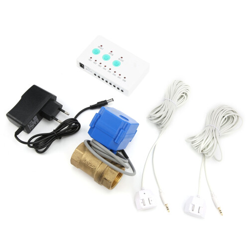 (EU Plug) Wasserdurchlauferkennung mit DN25-Absperrventil US-Stecker 1