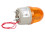 (Orange) BERM Warnleuchte BEM-2071 LED drehend blinkend 220V AC 2