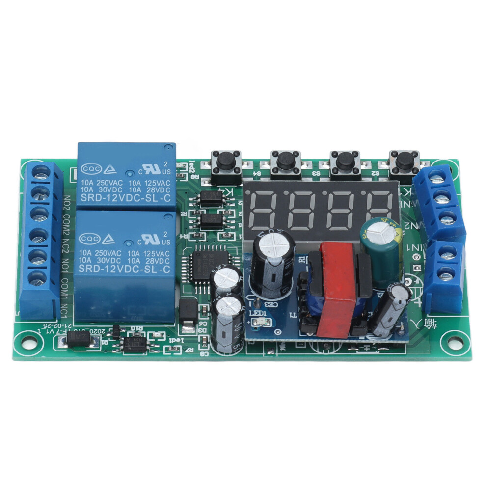 2 Channel Time Delay Relay Module Digital Pulse Timer 220Vac 610830864040