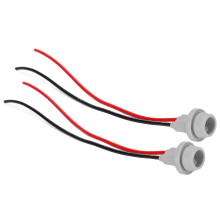 2Pcs Heat Resistant Lamp Holder Socket Mount Adapter with Wire