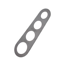 Outil professionnel de mesure des pâtes, 4 trous de taille,-Noir