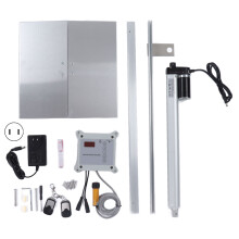 (US Plug 100‑240V) Automatisches Hühnerstalltor Lichtsensor EU-Stecker