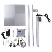 (EU Plug 100‑240V) Automatisches Hühnerstalltor Lichtsensor EU-Stecker