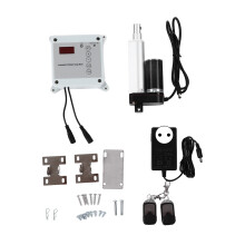 (EU Plug 100‑240V) Automatischer Hühnerstall-Türöffner mit Fernbedienung EU