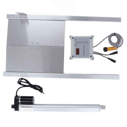 (US Plug 100‑240V) Automatisches Hühnerstalltor Lichtsensor EU-Stecker 1