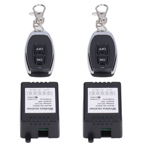 12V Relais-Controller mit 1 Kanal Fernbedienung 2