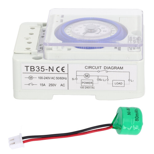 Mechanischer Timer 24h für Licht/Ofen 100-240V AC