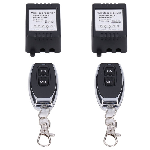 12V Relais-Controller mit 1 Kanal Fernbedienung 1