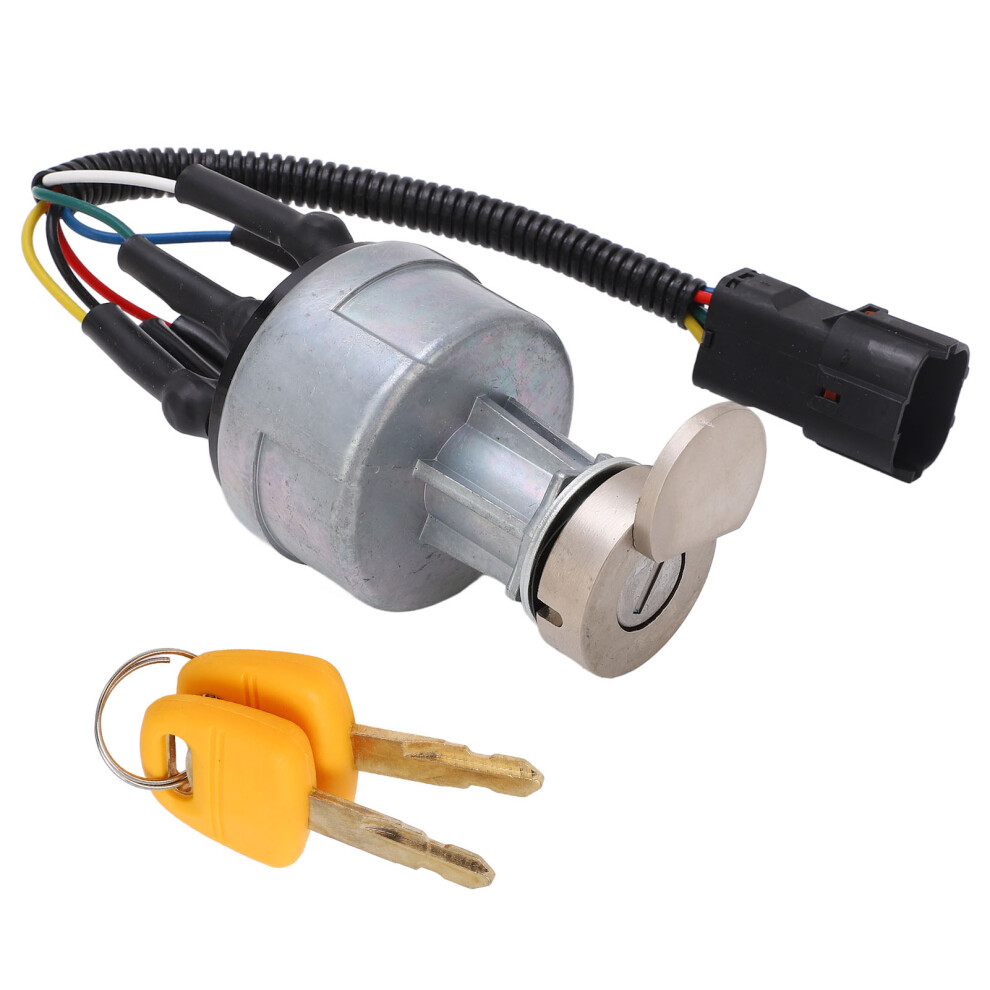 Starter Ignition Switch With Cover 2 Keys For Sany Sy210 Sy235 Sy225 610830827939