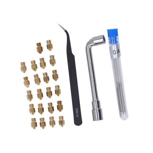 3D-Druckdüsen Set Messing MK8 0,2-1,0mm für Creality Ender 1