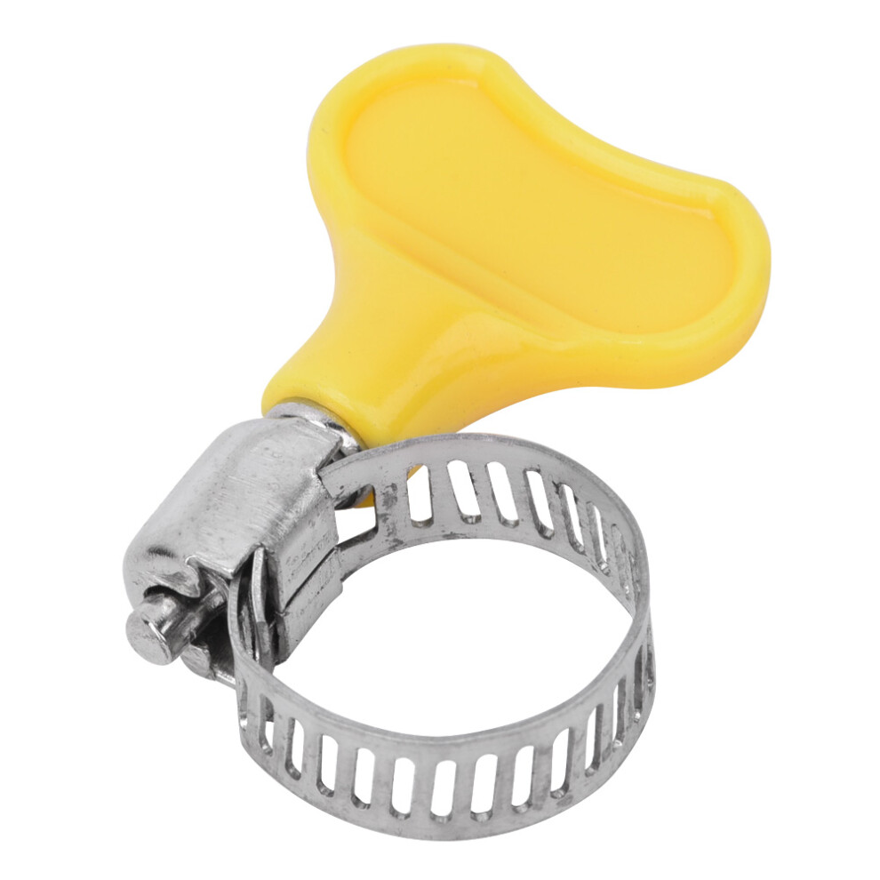 (18~29Mm) 10 Pcs Stainless Steel Hose Clamp With Plastic Handle Pipe Tube Clips 610830929879