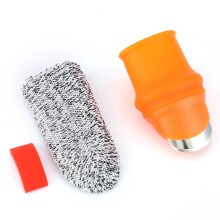 (Male-short-with class 5 cut resistant fingerstall) Thumb Cutter Separator Finger Picking Tool for Garden Harvesting