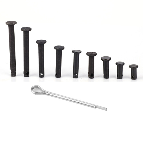 90Pcs Flat Head Dowel Pins M5 Cotter Pins Storage Box 1