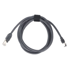 Rechteckige Satellitenantenne zu RJ45 Kabel 26AWG 2m Grau wasserdicht