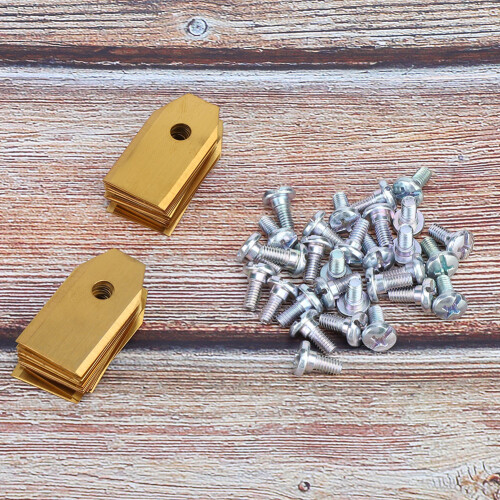 (30pcs) 30pcs Titanium Plated Lawn Mower Blade 2