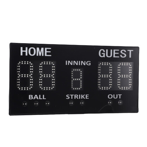 Softball Scoreboard 5 Digit LED Cordless Electronic Score Keeper 2