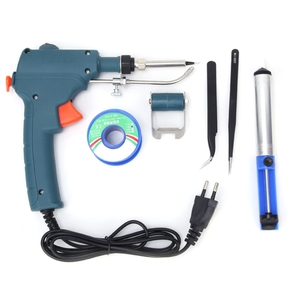 (Eu Plug 220V) 80W Hand Held Soldering Iron Auto Tin Delivery 610830928841