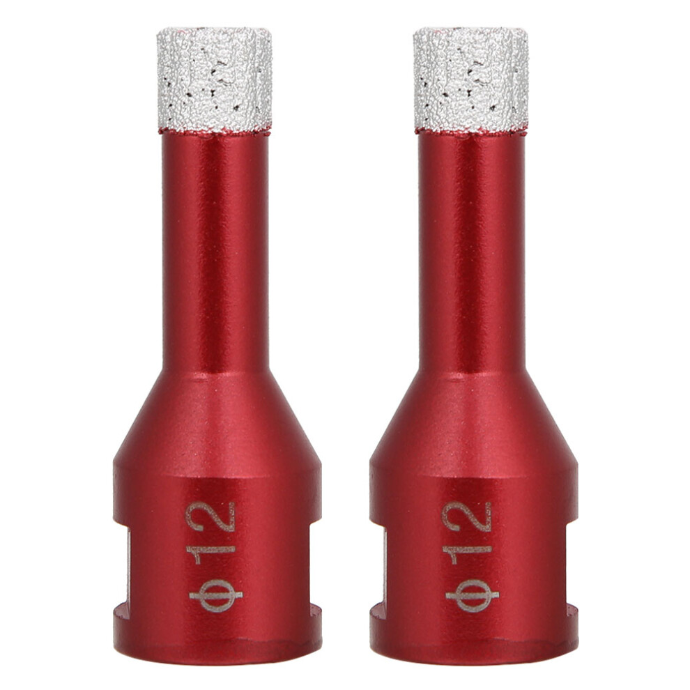 (12Mm) 2Pcs Diamond Hole Saws M14 Female Thread For Ceramic Tiles 12Mm 610830929787