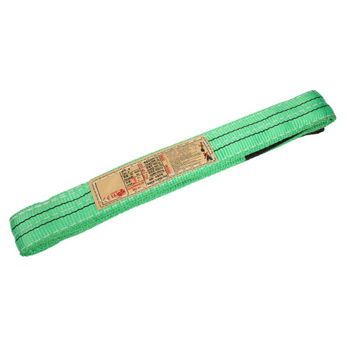 3M x 50mm Polyester Lifting Sling Industrial Green 2