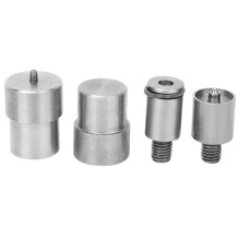4Pcs Snap Button Die Mould Silver Stainless Steel for 831