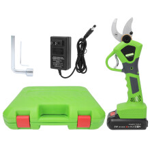 (1pc Battery 1pc Charger) 21V Branch Pruning Shear Cordless Lithium Battery Rechargeable Cutter