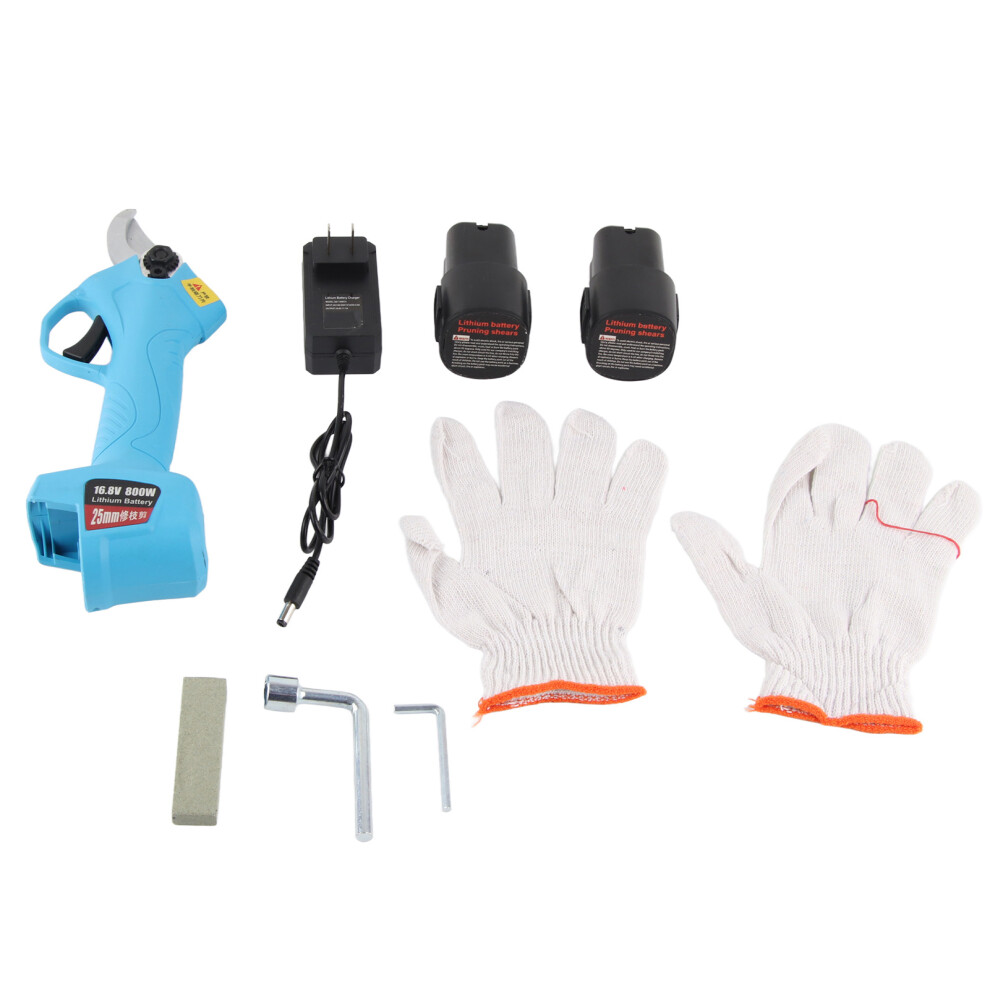 (Us Plug 100Â240V) 16.8V Cordless Pruning Shear 2 Batteries Charger Eu Plug 610830923969