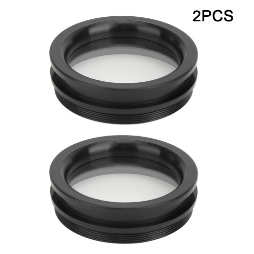 2Pcs Objective Lens Ultra Thin High Transparency for Microscope