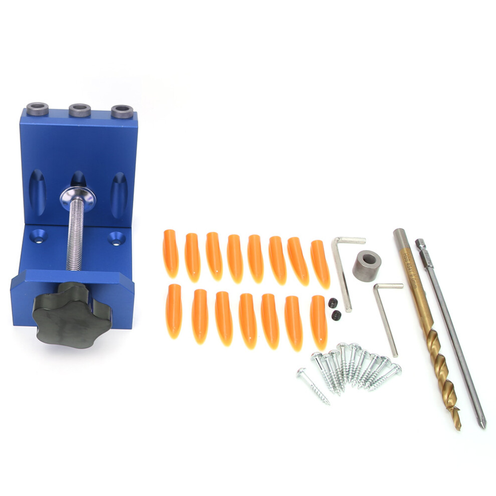 (For Xk-R3 Blue) Woodworking Oblique Hole Puncher Positioner For Xk R3 Blue 610830926175