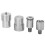 4Pcs Snap Button Die Mould Silver Stainless Steel for 831 2