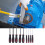 9PCS Precision Scraper Pick Hook Set Oil Seal Puller Gasket Tool 5
