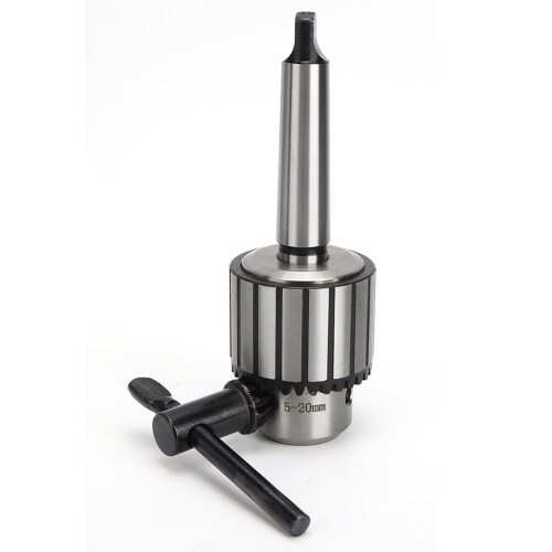 B22 Key Drill Chuck 5-20mm 40 Steel MTA3 Handle Workholding Tool 1