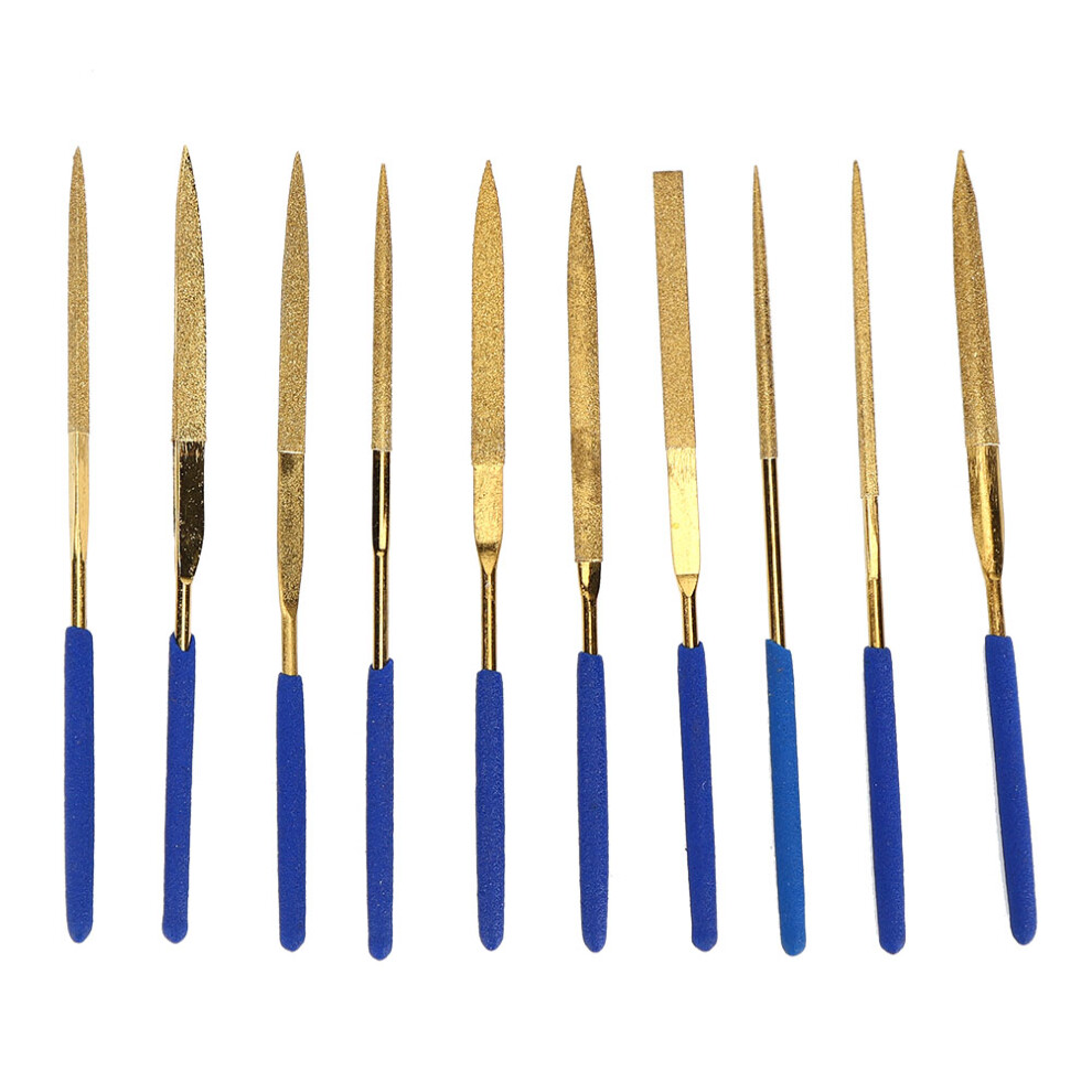 3X140mm Titanium Plated Diamond Needle Files Kit 610830918446