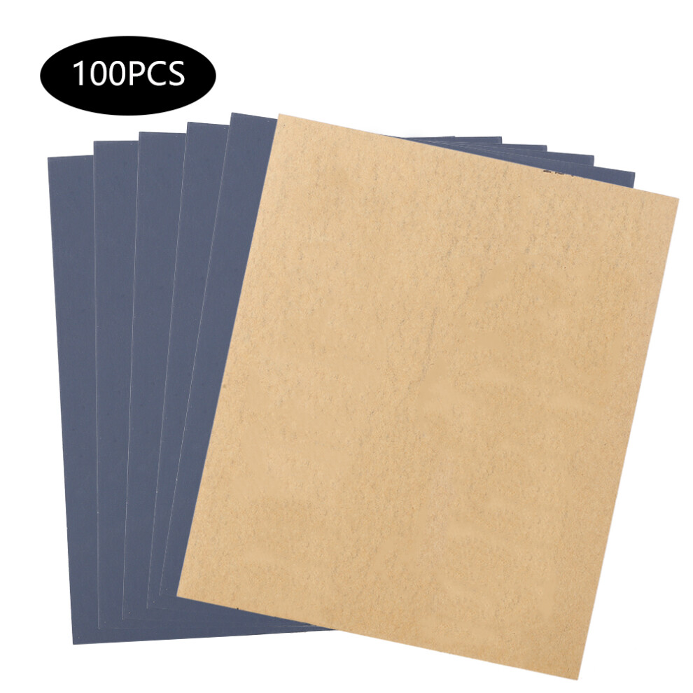 100Pcs Abrasive Paper P1500 Grit Fast Heat Dissipation Brown Wet Dry 610830918347