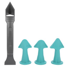 4Pcs Set Rubber Caulking Finisher Remover Floor Tile Sealant Scraper
