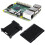 Alu-Kühlgehäuse Schwarz für Raspberry Pi 3B/2B/3B 5