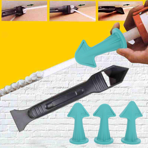 4Pcs Set Rubber Caulking Finisher Remover Floor Tile Sealant Scraper 1