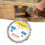 5in 14 Teeth Angle Grinder Chain Disc Wood Carving Tool 3