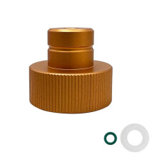 Water Aarbonator Metal Maker Connector Adapter Metal For Art Machines Gold