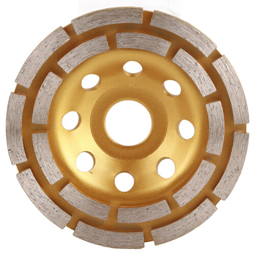 Diamant-Schleiftopf Rad Doppelreihe Beton Granit