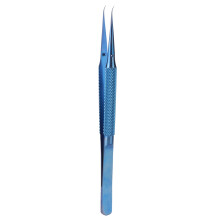 (Curved Tweezer) Ti-Legierung Pinzette Mikroskop Mutterplatte Reparatur Gebogen