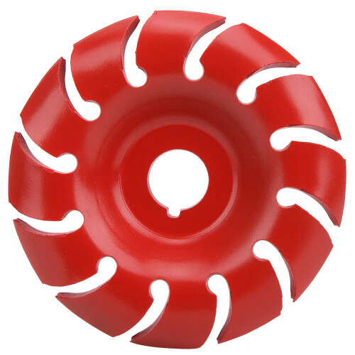 Holzschnittscheibe Rot 12 Zähne 90x16mm Schnitzfräser