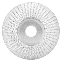 Schleifscheibe gebogen 85mm silber Holzwerkzeug